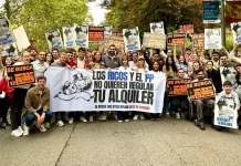 JSE y JSM salen a la calle el domingo para denunciar que “los ricos y el PP” se forran cuando suben los alquileres